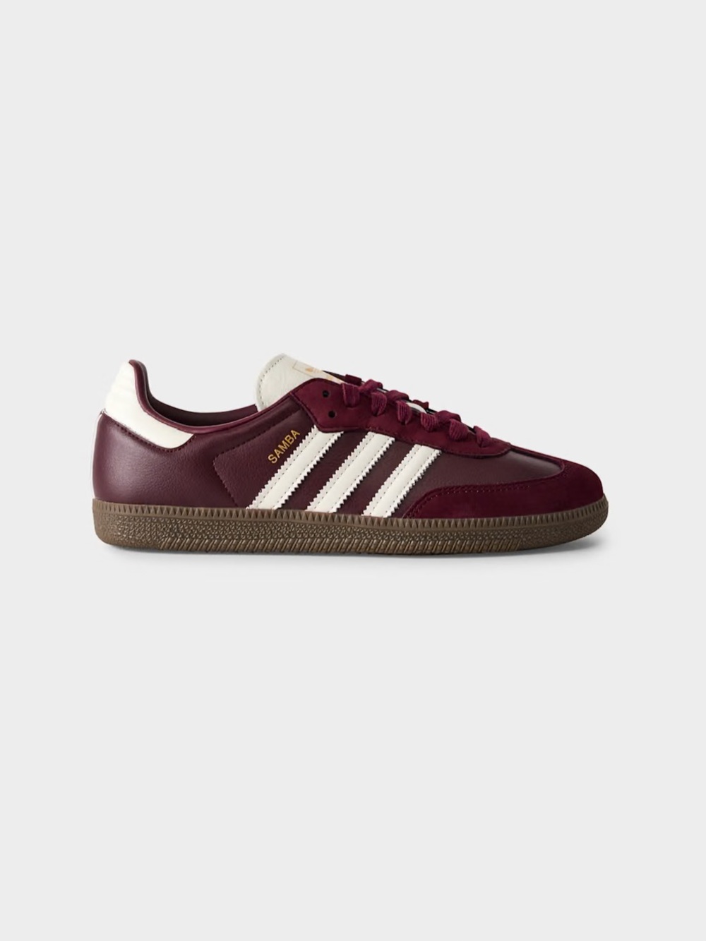 Aritzia Adidas Maroon Sambas - Picture 2 of 4